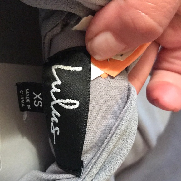 Lulus Light Grey Formal Dress - Picture 6 of 6